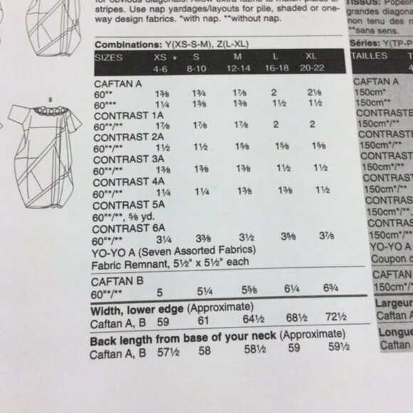 Vogue Pattern 1106 Koos Couture Ladies Kaftan Uncut 4 6 8 10 12 14 XS SML MED - Picture 6 of 13